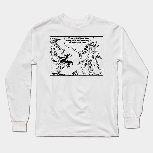 Zoo Humour - Cartoon 0014 - transparent Long Sleeve T-Shirt by Heatherian